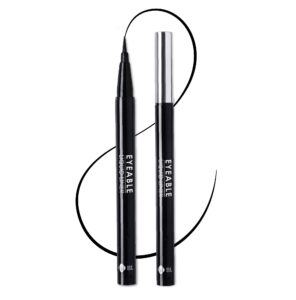 eyeable liquid liner by bl lashes | eyelash extension friendlly eyeliner| safe for lash extensions| water-based, smudge-proof, long lasting formula, black, 0.6ml
