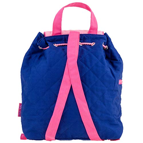 Stephen Joseph Kids' Unisex Toddler Back to School, Quilted Backpack, Ballet Bunny Dark Blue, One Size