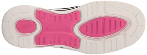 Skechers Women's Go Walk Arch Fit-Grateful Sneakers, Black/Hot Pink, 9