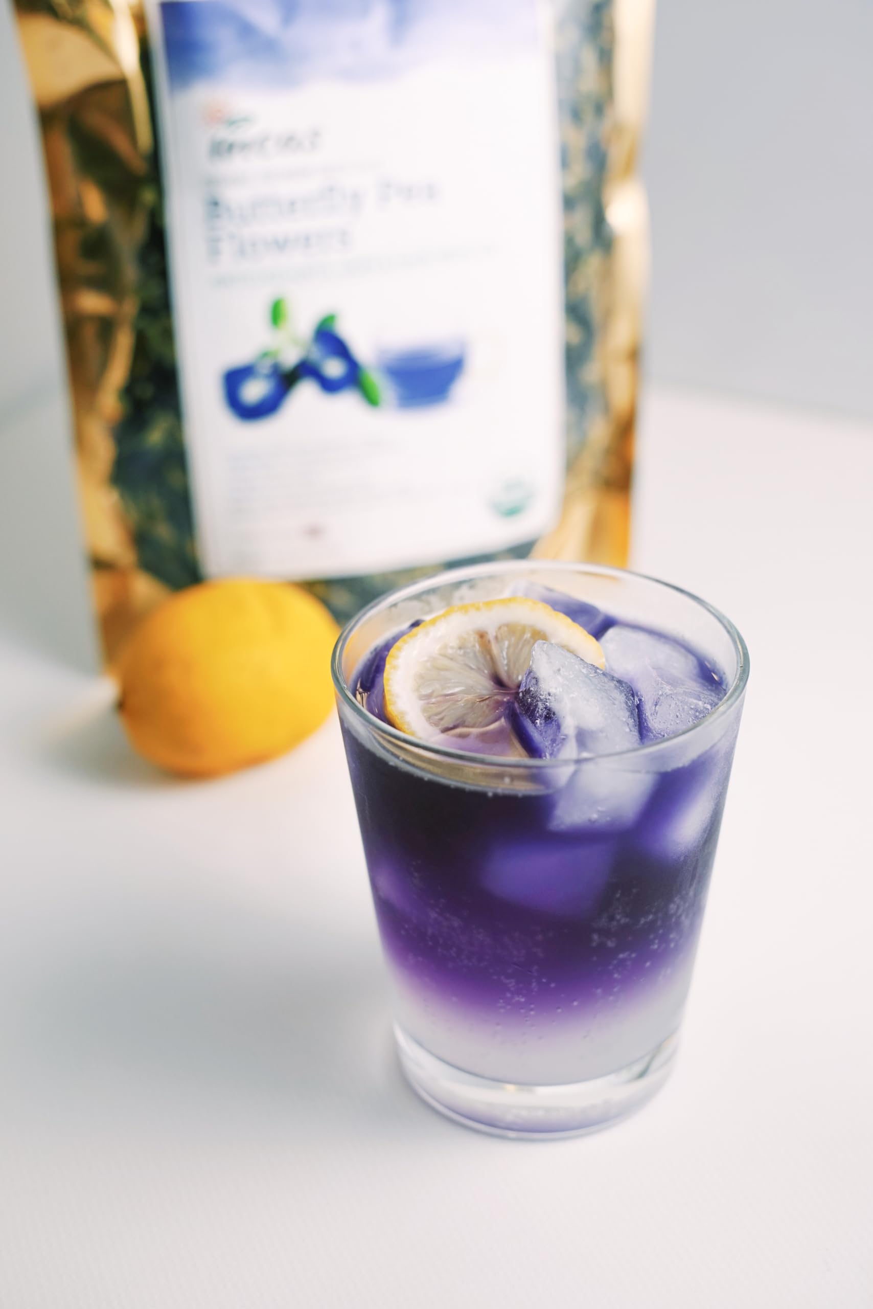 INCAS 100% USDA Organic Butterfly Pea Flower 4.41 oz (375+ Cups) DIRECT FROM SOURCE Thailand Non GMO Verified Dried Caffeine Free Gluten Free Vegan Rich in Antioxidants Free eBook