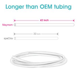 Maymom Tubing for Spectra S1 Pump and S2 Pumps;Maymom Duckbill Valves for Spectra.Replace Spectra Valve,BPA Free, DEHP Free; Not Original Spectra Tubing, Can Replace Spectra Tubes; Made by Maymom