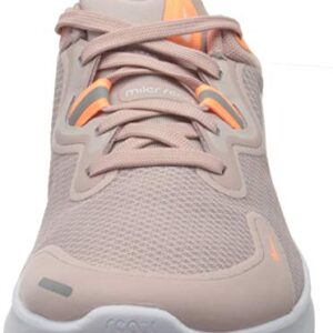 NIKE Women's Running Shoe, Champagne White Orange Pulse Barely Rose, 7.5