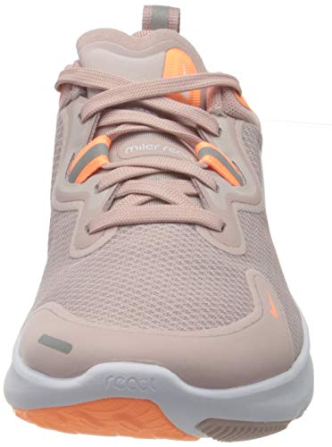 NIKE Women's Running Shoe, Champagne White Orange Pulse Barely Rose, 7.5