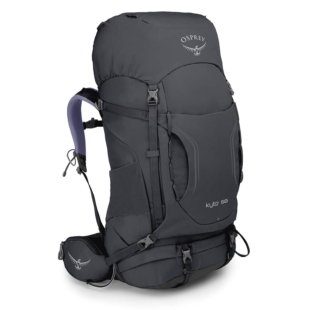 Osprey Kyte 56L Women's Backpacking Backpack, Siren Grey, WS/M