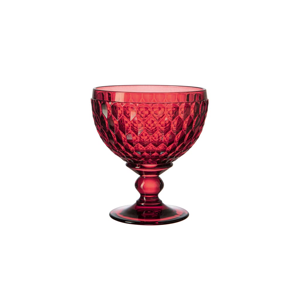 Villeroy & Boch Boston col Bowl Red Extravagant Elegant Sparkling Wine and Champagne Crystal Glass 400 ml