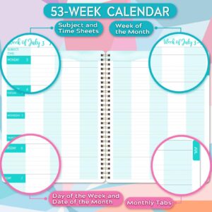 2024-2025 Teacher Planner - Teacher Lesson Planner 2024-2025, July 2024 - June 2025, 8" x 10", Weekly & Monthly Lesson Plan Book for Teachers