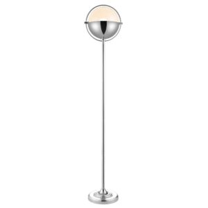 Safavieh FLL4069A Lighting Rensa Modern Globe Iron Chrome 63-inch (LED Bulb Included) Floor Lamp, Black