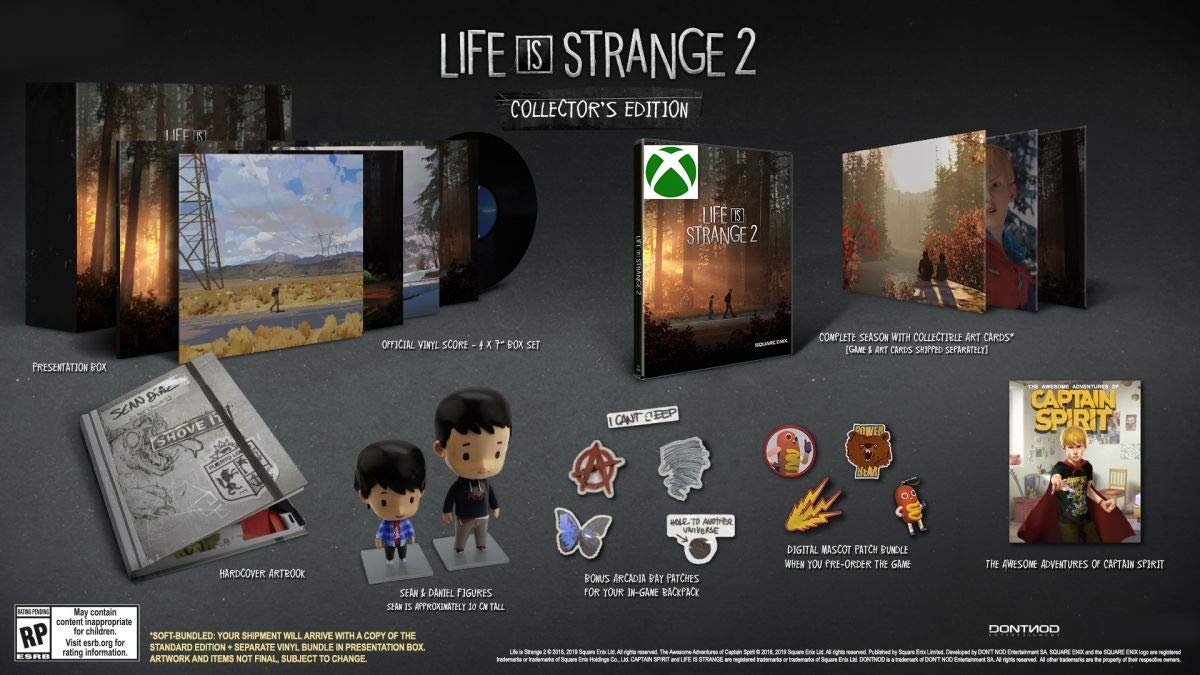 Official Life Is Strange Part 2 Exclusive Limited Edition Collectors Bundle For Xbox One