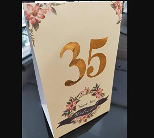 Wedding Party Number Stickers for Table Card Accessories Decorative self-adhensive Number Sticker 1-10