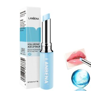 hyaluronic acid lip balm long-lasting moisturizing nourishing repair lips reduce fine lines relieve dryness protect lip skin natural extract lip balm (new packing)