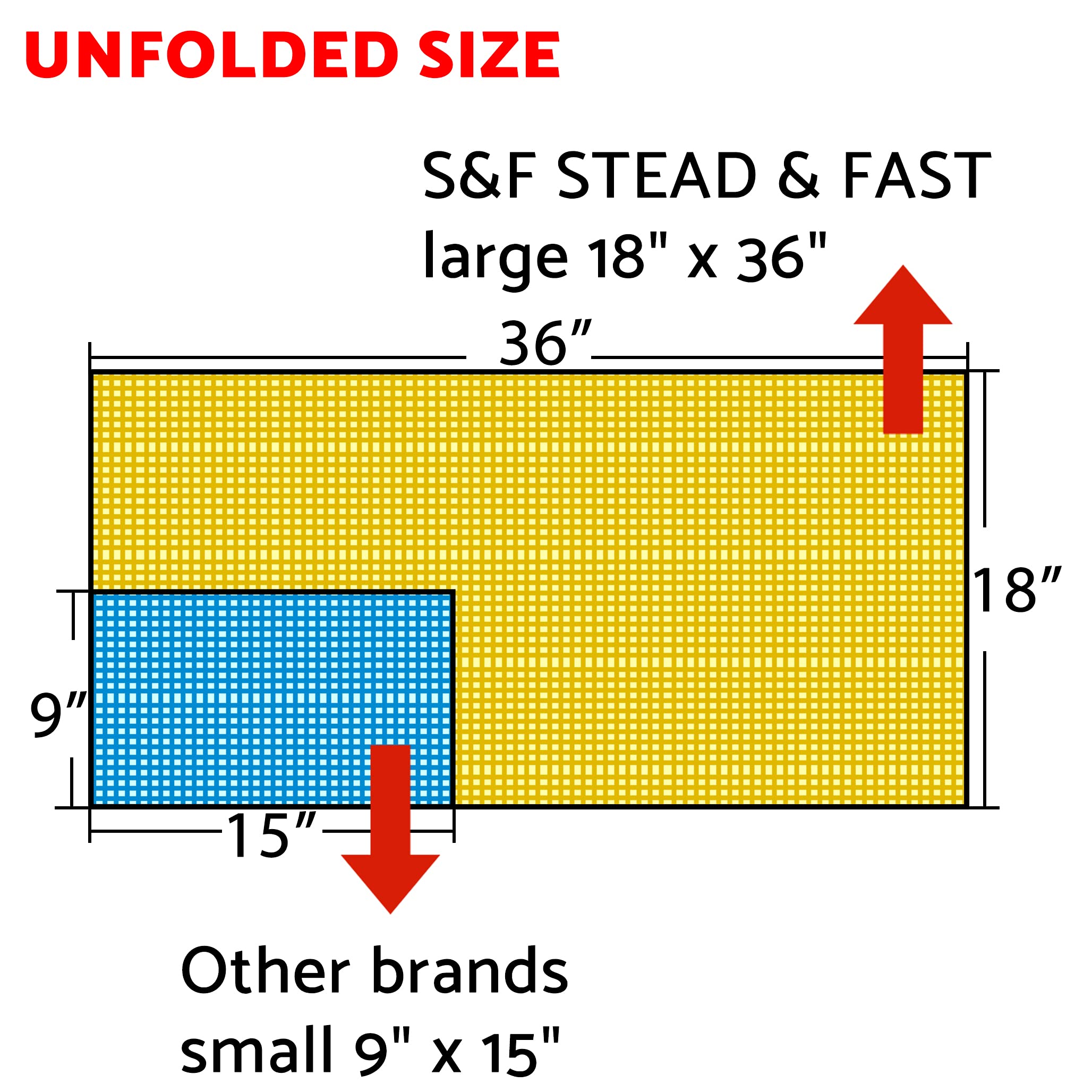 S&F STEAD & FAST Tack Cloth Automotive, 30 pcs, Bulk 2-Box Auto Sticky Tac Cloths Set, Premium Professional Grade Tack Rags for Woodworking, Painting, Sanding