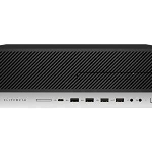 HP EliteDesk 800 G3 SFF Desktop Intel Core i5-6500 Quad-Core 3.2GHz Processor, 8GB DDR4 SDRAM, 128GB SSD, 1x USB-C, Windows 10 Pro 64-bit (Renewed)