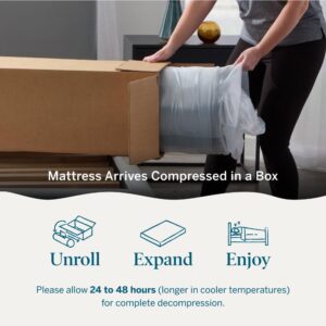 LUCID 10 Inch Memory Foam Mattress - RV Trailer & Camper Mattress - Medium Feel - Bamboo Charcoal and Gel Infusion - Hypoallergenic - Bed in a Box - Temperature Regulating - Short Queen Size