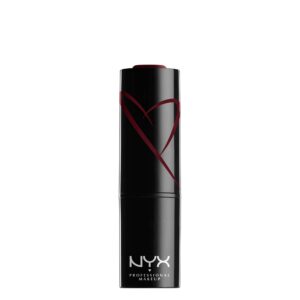 NYX PROFESSIONAL MAKEUP Shout Loud Satin Lipstick, Infused With Shea Butter - Opinionated (Warm Burgundy)