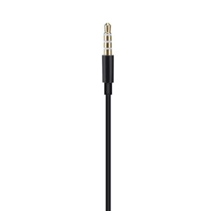 Ciglow in-Ear Headphones, 3.5mm Anti-Radiation Air Acoustic Tube Earpiece Earphone with Microphone for Mobile Phone, Tablet, MP3, MP4, etc.(Black)