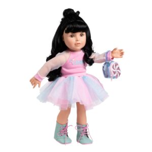 ADORA Amazon Exclusive Amazing Girls Collection, 18” Realistic Doll with Changeable Outfit and Movable Soft Body, Birthday Gift for Kids and Toddlers Ages 6+ - Candy