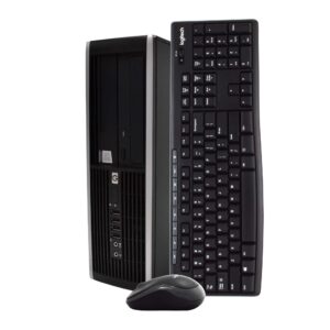 HP Compaq 8100 Elite Desktop PC Computer, Intel i5-650 3.2GHz, 8GB RAM, 1TB Hard Drive, Windows 10 Pro, DVD, 19-inch LCD, Wireless Keyboard & Mouse, 16GB Flash Drive, Mousepad, USB WiFi (Renewed)