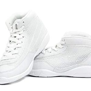 No Limit Adult VRO High Top Cheer Shoe, White, Size 8