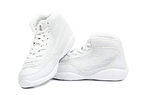 No Limit Adult VRO High Top Cheer Shoe, White, Size 8