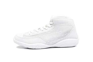 no limit adult vro high top cheer shoe, white, size 8