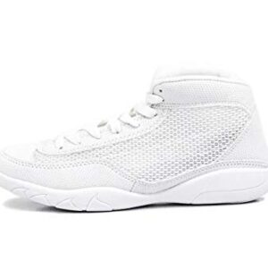 No Limit Adult VRO High Top Cheer Shoe, White, Size 8