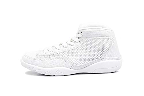 No Limit Adult VRO High Top Cheer Shoe, White, Size 8