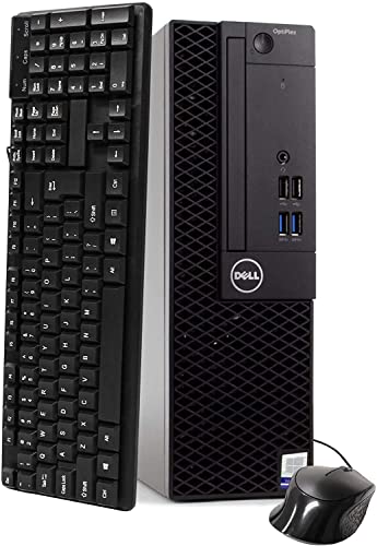 Dell OptiPlex 3040 Small Form Factor PC, Intel Quad Core i5 6500 up to 3.6GHz, 16G DDR3L, 256GB SSD, WiFi, Windows 10 Pro 64-English/Spanish/French(Renewed)