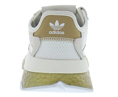 adidas Nite Jogger W Footwear White/Periwinkle/Gold Metallic 8 B (M)