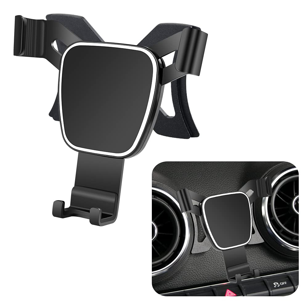 LUNQIN Car Phone Holder for 2014-2020 Audi A3 S3 RS3 Auto Accessories Navigation Bracket Interior Decoration Mobile Cell Phone Mount