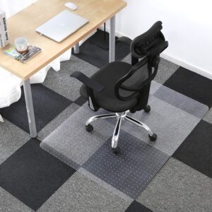 chair-mat-carpet, desk-mat-rectangular, fruiteam desk chair mat, office rectangular chair mat for carpet, easy to be expanded, 90 x 120 cm/36 x 48 inch