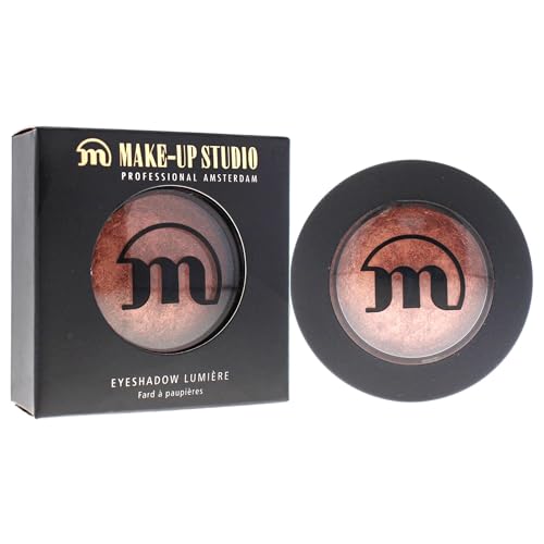 Make-Up Studio Professional Amsterdam Make-Up Eyeshadow Lumiere - Long-Lasting Shine - Highly Pigmented - Can Be Used Wet Or Dry - Available In Refill Packaging - Crystal Brunette - 0.06 Oz