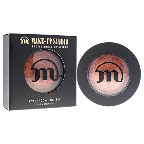 Make-Up Studio Professional Amsterdam Make-Up Eyeshadow Lumiere - Long-Lasting Shine - Highly Pigmented - Can Be Used Wet Or Dry - Available In Refill Packaging - Crystal Brunette - 0.06 Oz