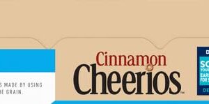 Cinnamon Cheerios, Heart Healthy Cereal, Large Size, 14.3 OZ