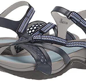 JBU by Jambu Women's Trapper Sport Sandal, Denim, 9