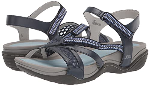 JBU by Jambu Women's Trapper Sport Sandal, Denim, 9