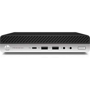 HP ProDesk 600 G3 - Mini Intel Core i5-6500T 2.5 GHz, 8GB RAM, 256 GB Solid State Drive, Windows 10 Pro 64bit, (Renewed)