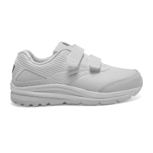 Brooks Addiction Walker V-Strap 2 Women's Walking Shoe - White/White - 8