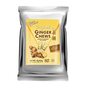 Prince of Peace Original Ginger Chews, 1 lb. – Candied Ginger – Candy Pack – Ginger Chews Candy – Natural Candy