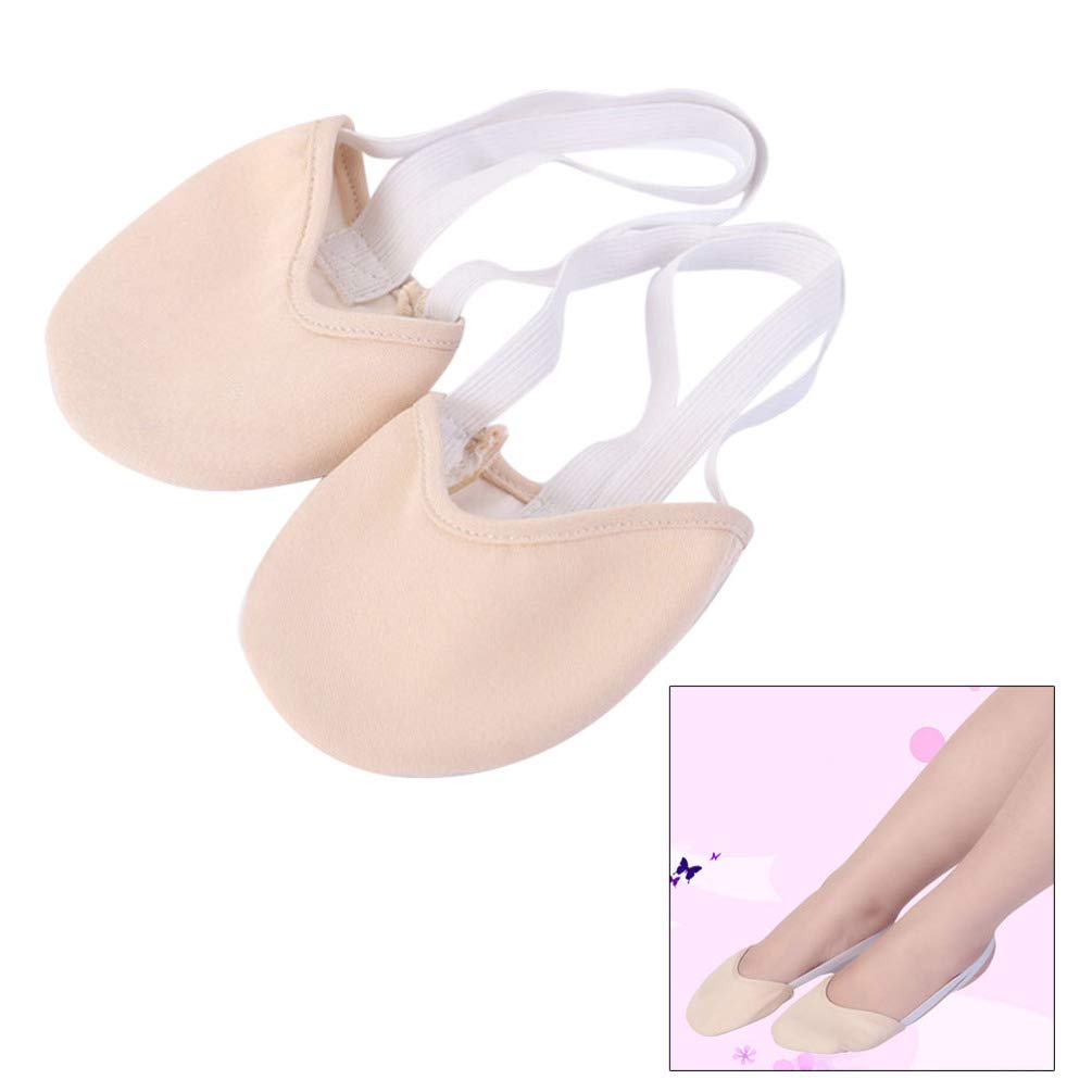 Garneck Womens Ballet Shoes Eclipse Contemporary Lyrical Ballet Shoe Sole Knitted Slipper Forefoot Paws Foot Thongs for Rhythmic Gymnastic Competition Size S 36-37 Women's Flats