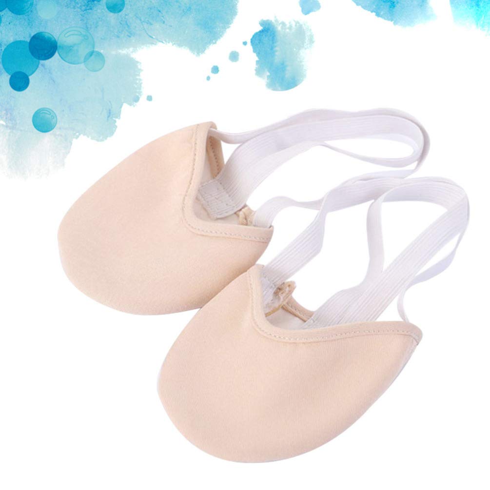 Garneck Womens Ballet Shoes Eclipse Contemporary Lyrical Ballet Shoe Sole Knitted Slipper Forefoot Paws Foot Thongs for Rhythmic Gymnastic Competition Size S 36-37 Women's Flats