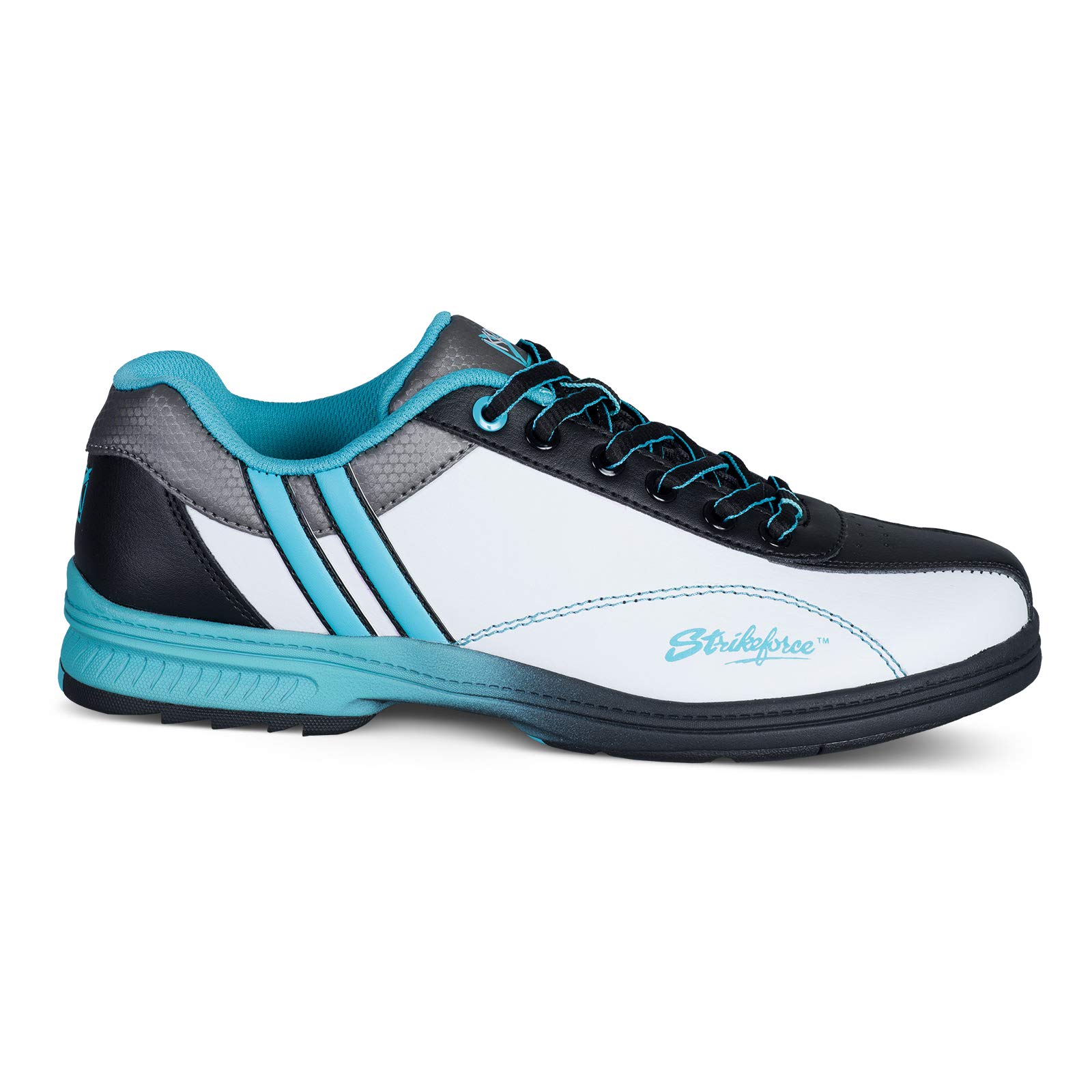 KR Strikeforce Starr White/Black/Teal Ladies (RH) Size 9