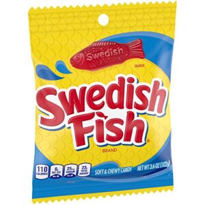 SWEDISH FISH Soft & Chewy Candy, 12 - 3.6 oz Bags