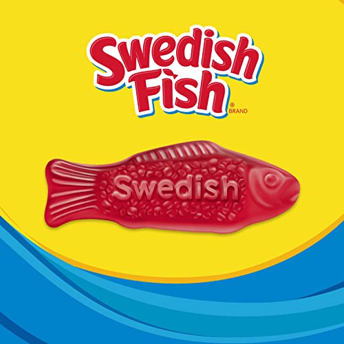 SWEDISH FISH Soft & Chewy Candy, 12 - 3.6 oz Bags