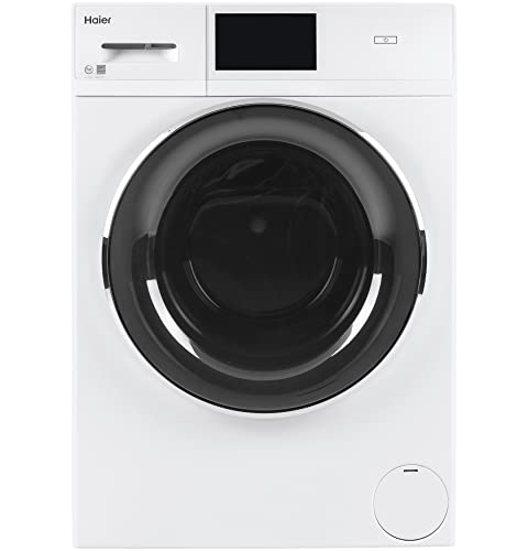 Haier QFW150SSNWW 24" Frontload Washer with 2.4 cu. ft. Capacity 16 Cycles Electronic Controls Built-in Wi-Fi Connect in White