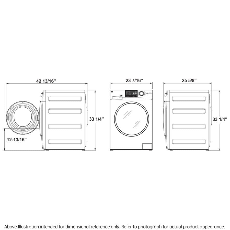 Haier QFW150SSNWW 24" Frontload Washer with 2.4 cu. ft. Capacity 16 Cycles Electronic Controls Built-in Wi-Fi Connect in White