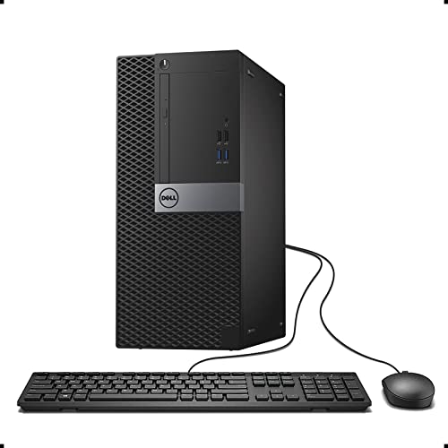 Dell OptiPlex 7040 Mini Tower PC, Intel Quad Core i7 6700-3.2 GHz,16GB DDR3L RAM, 256GB SSD, WiFi, Windows 10 Pro (Renewed)