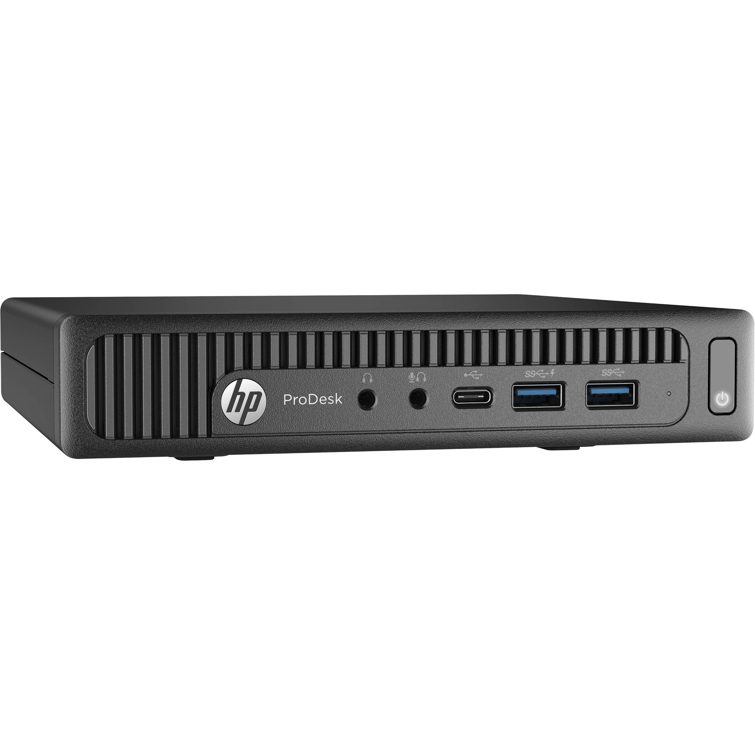 HP ProDesk 600 G2 Business Mini Desktop PC: Intel Quad-Core i5-6500T, 128GB SSD, 8GB DDR4, Windows 10 Professional (Renewed)