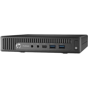 HP ProDesk 600 G2 Business Mini Desktop PC: Intel Quad-Core i5-6500T, 128GB SSD, 8GB DDR4, Windows 10 Professional (Renewed)