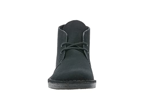 Clarks Men's Desert Chukka Boot, Black Suede 1, 9