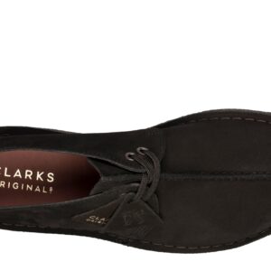 Clarks Men's Desert Trek Oxford, Black Suede, 10